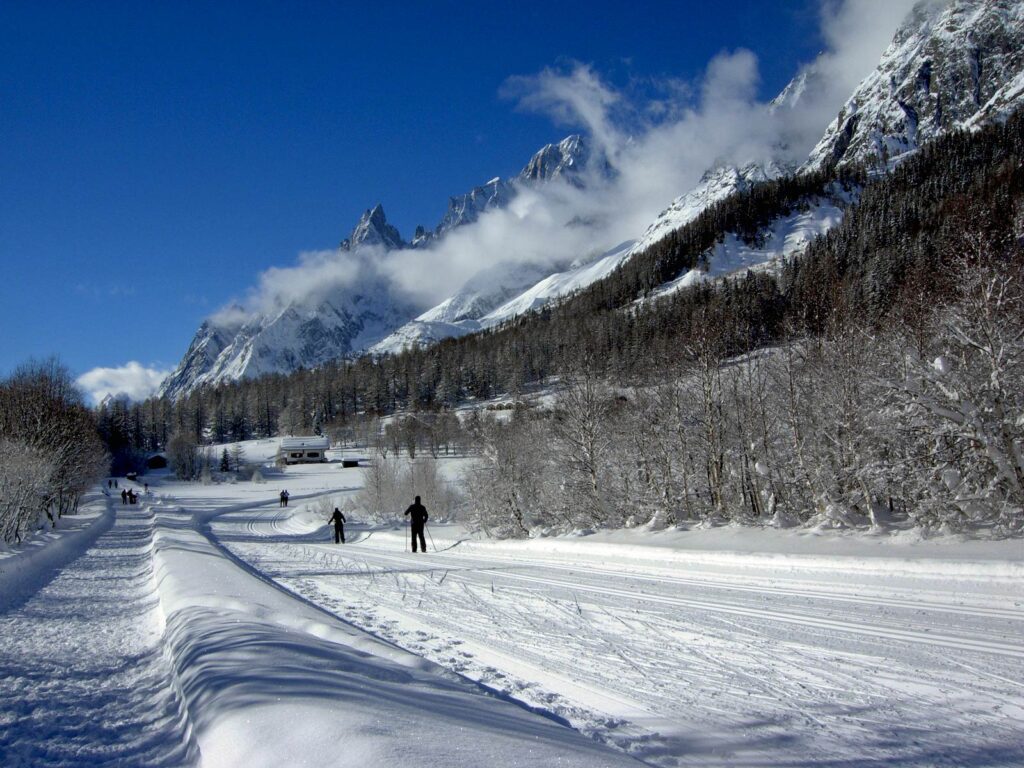 Sci da fondo in Val Ferret.