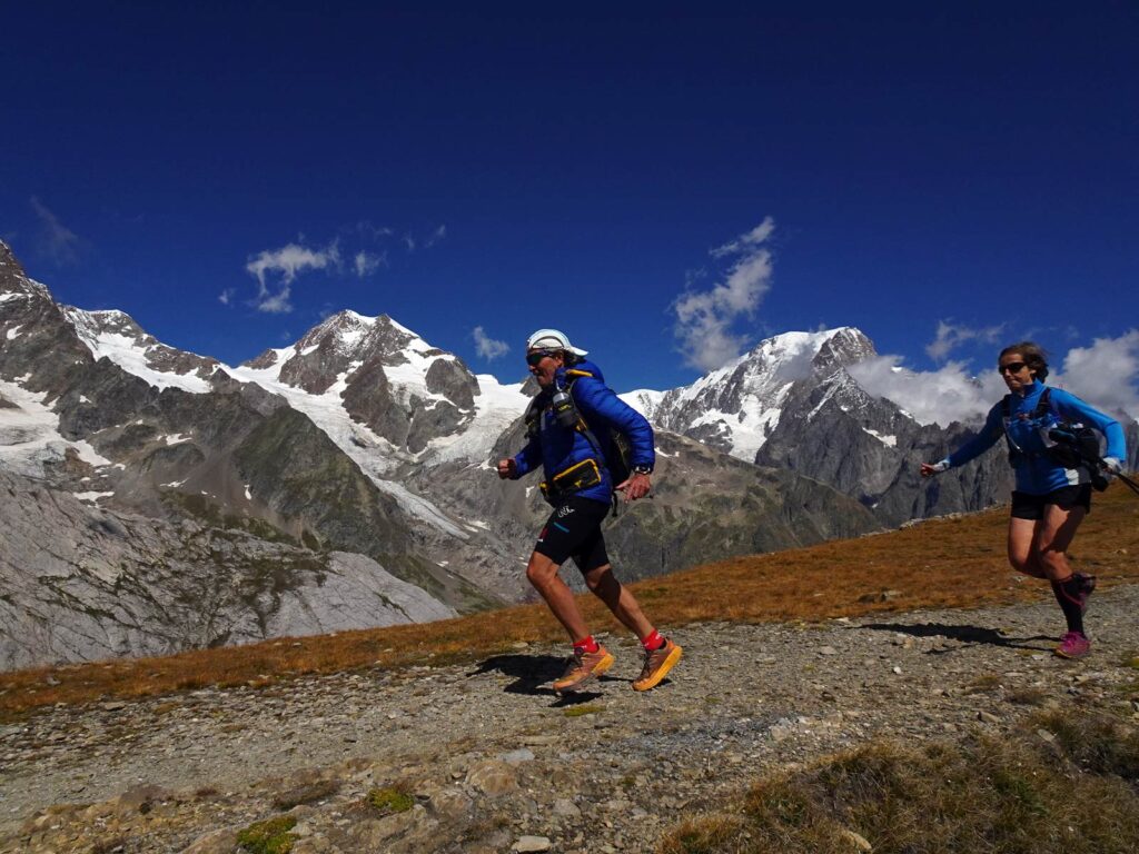 Trail running sui sentieri della Val Veny.