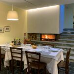 Il ristorante dell'Hotel Aigle a Courmayeur Mont Blanc.